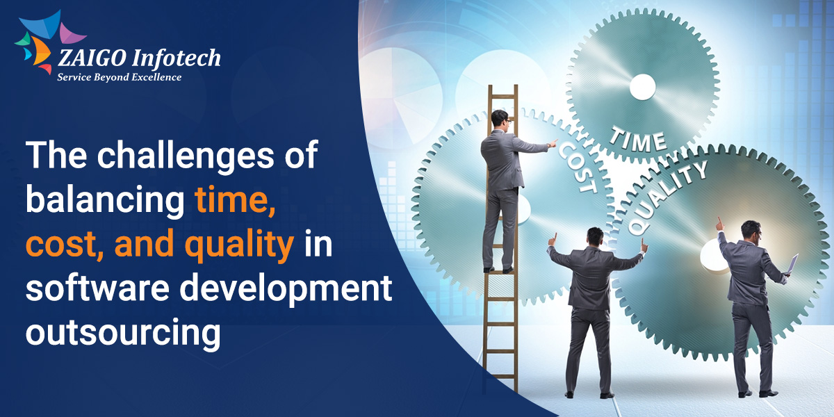 The challenges of balancing time, cost, and quality in software development outsourcing